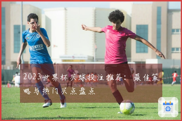2023世界杯买球投注推荐：最佳策略与热门买点盘点